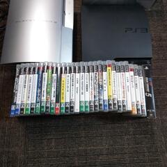 PS3 本体２台 ジャンク ソフト２９本 まとめての画像