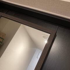 ニトリ ドア掛けミラーの画像