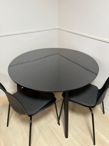 IKEA ダイニングテーブル ダイニングチェア2脚セット