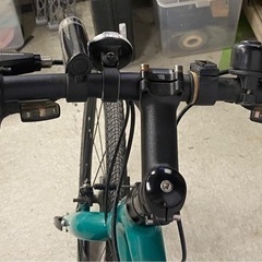 ※　クロスバイク BRIDGESTONE ブリヂストン グリーンレーベル　CYLVA シルヴァ 700×32C 24段変速　フレームサイズ　390mm グリーン系の画像
