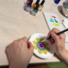 【曼荼羅塗り絵皿教室】酒田市