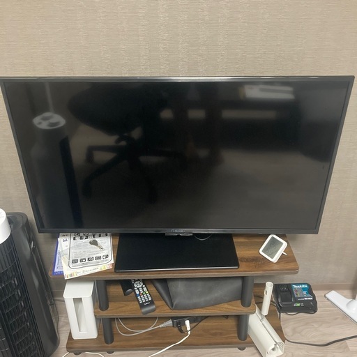 山善　テレビ　40インチ　TVスタンド•fireスティックつき