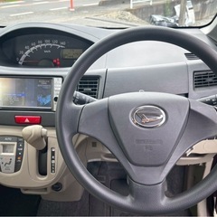 走行距離62000キロ♪修復歴なし ダイハツ ムーヴ★総額15.8万円★車検2年付き 機関良好 アイドリングストップ ナビ TV Bカメラ BT音楽再生 エアコンバッチリ！お早めに！の画像