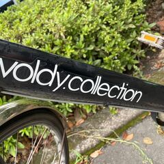自転車　No.378　シティサイクル　ブラック　27インチ　LEDオートライト　6段切替　【リサイクルショップどりーむ天保山】の画像