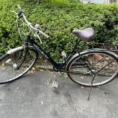 自転車　No.378　シティサイクル　ブラック　27インチ　LE...