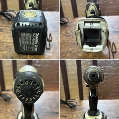 makita マキタ TD130D インパントドライバ 電動工具 14.4v　バッテリー 充電器の画像