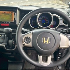 人気車種！ホンダ N-BOXカスタムGLパッケージ★総額19.8万円★車検2年付き 機関良好 片側パワスラ 純正ナビ TV ETC 純正アルミ 修復歴なし！激安のためお早めに！の画像