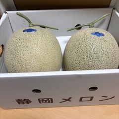 大玉2個入り‼️静岡温室マスクメロン　の画像