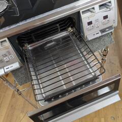 J207 ★電池BOX訳アリ★Rinnai★都市ガスコンロ★水無し両面焼きグリルの画像
