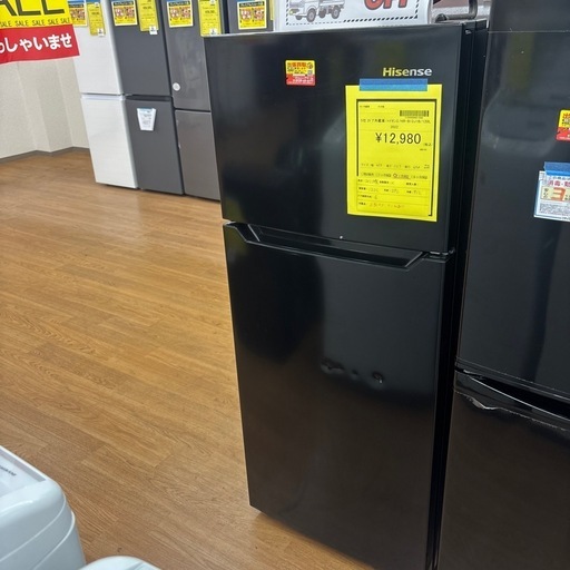 ☆ドリーム荒牧店☆ジモティー割引有☆ハイセンス/2ドア冷蔵庫/HR-B12J1B/120L/2022年製