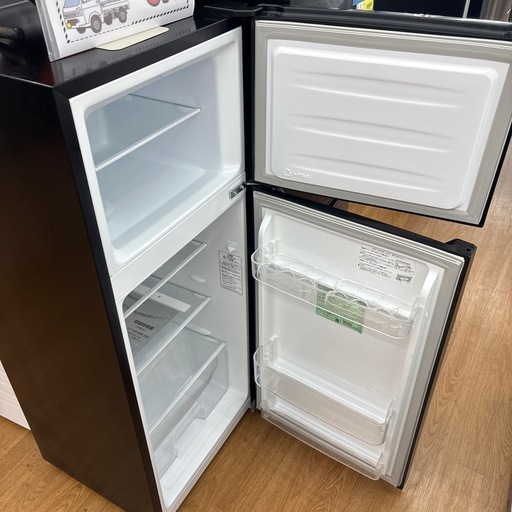 ☆ドリーム荒牧店☆ジモティー割引有☆ハイセンス/2ドア冷蔵庫/HR-B12J1B/120L/2022年製