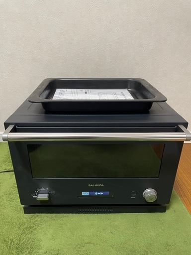BALMUDAオーブンレンジK04A-BK　2018年製 バルミューダ オーブンレンジ フラット庫内 18L ホワイト