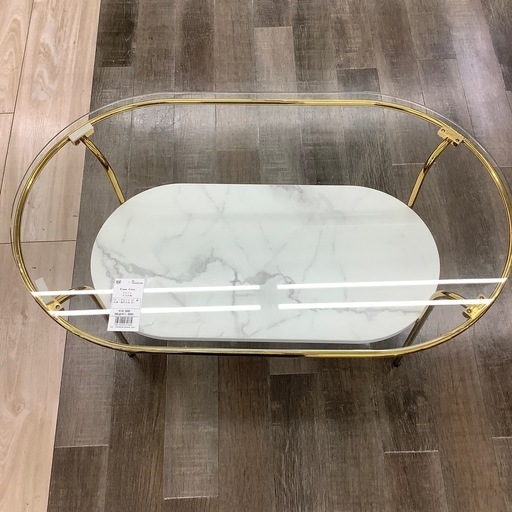 ローテーブル(ホワイト×ゴールド) のご紹介！（トレファク寝屋川）