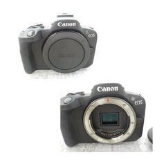 展示品 開封品 CANON デジタル一眼カメラ EOS R50 ダブルズームキット ブラック RF-S18-45㎜ RF-S55-210㎜ 西岡店の画像