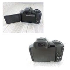 展示品 開封品 CANON デジタル一眼カメラ EOS R50 ダブルズームキット ブラック RF-S18-45㎜ RF-S55-210㎜ 西岡店の画像