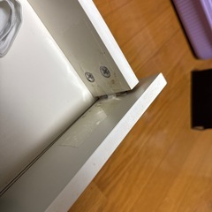 シングル　ベッドフレーム　白の画像
