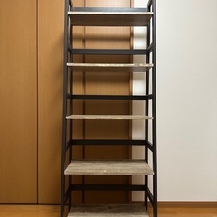 【美品】木目調ラックの画像