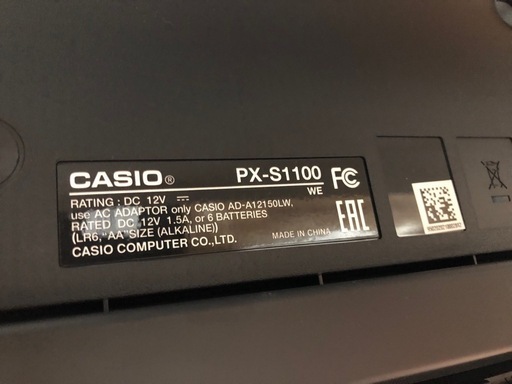 CASIO 電子ピアノ PX-S100 2021年製入荷いたしました！
