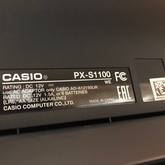 CASIO 電子ピアノ PX-S100 2021年製入荷いたしました！の画像