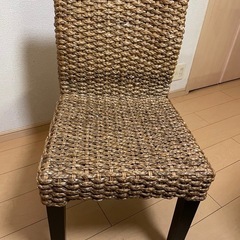 ウォーターヒヤシンスダイニングテーブルセットの画像