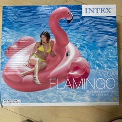 INTEX 巨大浮き輪　フラミンゴ　２メートル！