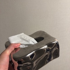 韓国シルバーティッシュケース➕保存容器３つ➕スツールの画像