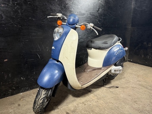 ★支払総額3.6万円★関東圏内即日配送可能！全車走行テスト済みです！ ホンダ クレアスクーピー 白/青 AF55 フロントタイヤ新品！ 4スト！バッテリー新品！ おしゃれなスクーピー！