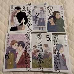 漫画　恋じゃねえから1-6巻セットの画像