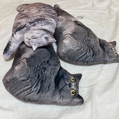 【新品未使用タグ付き】リアルデブ猫クッション　第2弾　３つセットの画像