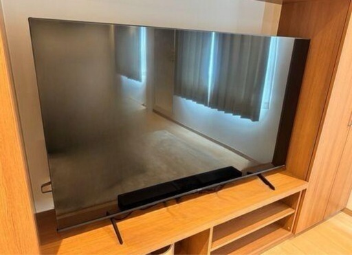 [極美品]ハイセンス 65V型 65E60N 4K スマート Wチューナー内蔵 ネット動画 液晶 テレビ HDMI2.1 低遅延ゲームモード Alexa AirPlay2