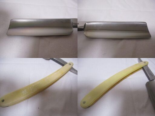 G∀241 西洋剃刀 ヘンケルス ドイツ ゾーリンゲン 17 J.A.HENCKELS SOLINGEN ZWILLINGSWERK 17 検：カミソリ 髭剃り 理容室 床屋