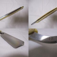 G∀241 西洋剃刀 ヘンケルス ドイツ ゾーリンゲン 17 J.A.HENCKELS SOLINGEN ZWILLINGSWERK 17 検：カミソリ 髭剃り 理容室 床屋の画像