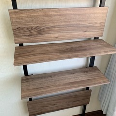 【美品】つっぱりパーテション（黒）の画像