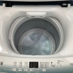 安心の1年保証付き！！　Haier　全自動洗濯機　5.5kg　JW-U55HKの画像