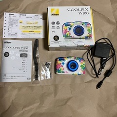 【ジャンク品】Nikon COOLPIX W100 防水デジタルカメラ クールピクス デジカメ ニコン クールピクス デジカメ コンパクトデジタルカメラの画像