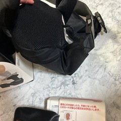 Aprica ZUCCO Homme カッコいい抱っこひも ブラック 抱っこ紐の画像