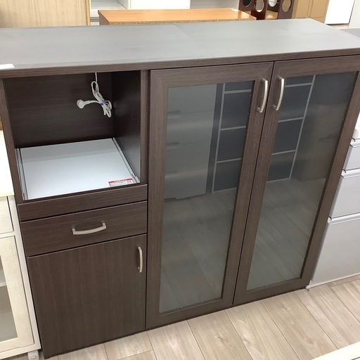 レンジ台2枚扉(ブラウン) のご紹介！（トレファク寝屋川）