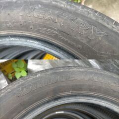 ブリジストン タイヤ 155/65R14 2021年　残り溝 4-5mmの画像