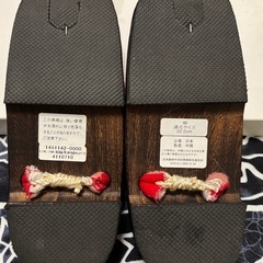 子供用 下駄 22cm　桐で軽いですの画像