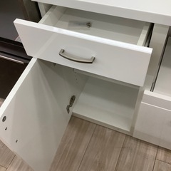 レンジ台一枚扉(ホワイト) のご紹介！（トレファク寝屋川）の画像