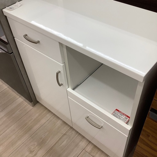 レンジ台一枚扉(ホワイト) のご紹介！（トレファク寝屋川）