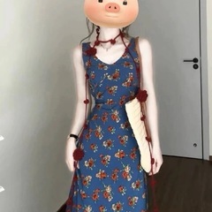ハンドメイド🌹 ローズモチーフ 手編み ロングスカーフ・ストール 小洒落たコーデにぴったり！ネックレスやウエストベルトとしても使えるの画像
