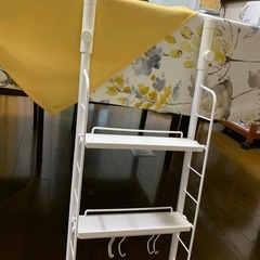 【美品】つっぱり式　調味料ラック①の画像