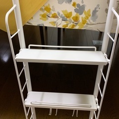 【美品】つっぱり式　調味料ラック①の画像