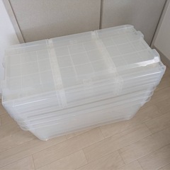 キャスター付き衣装ケース　4個セットの画像
