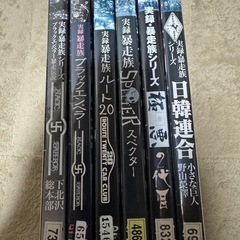 実録暴走族シリーズ・DVD6枚セットの画像