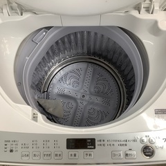 安心の1年保証付き！！　SHARP　全自動洗濯機　7Kg   ES-GE7Fの画像
