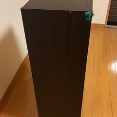 カラーボックス　ブラウンの画像