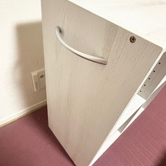 【決まりました】木製棚　カラーボックス　ホワイト　白　チェスト　マルチラックの画像