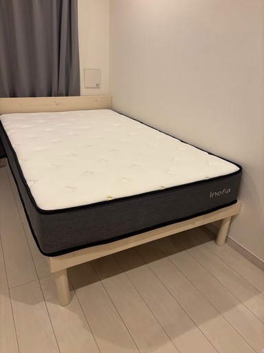 急募　セミダブルベッドマットレスセット